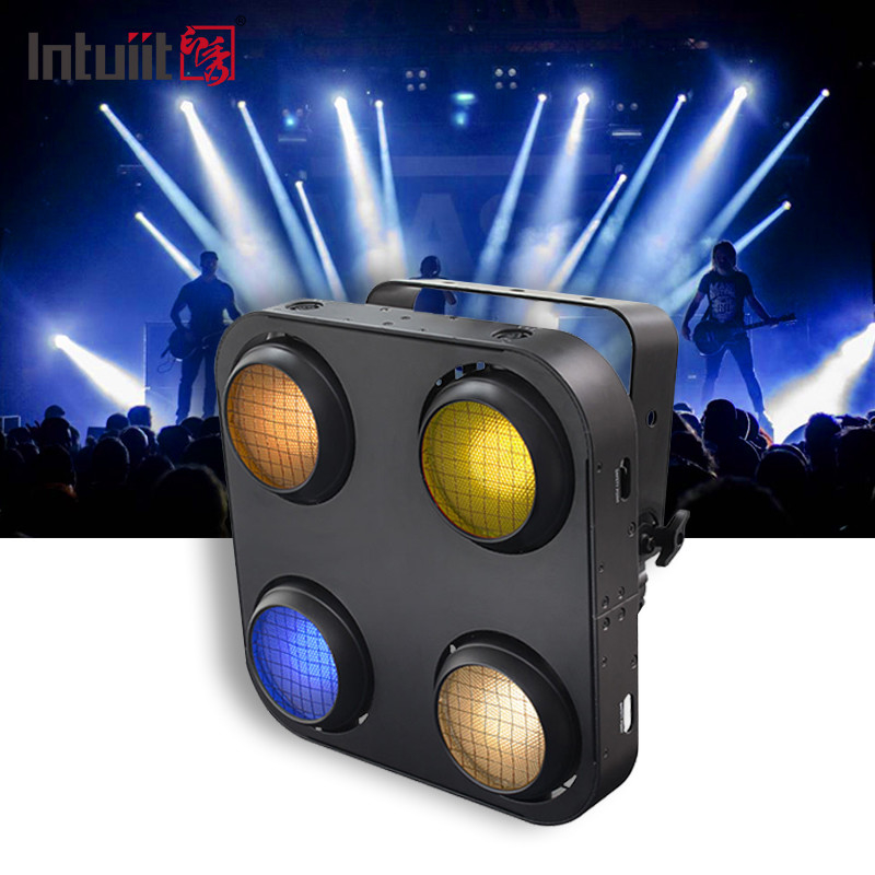 กันน้ํา 4 ตา COB LED สเตจ Blinder 4 * 90W กันน้ําภายนอก LED COB Blinder ไฟ