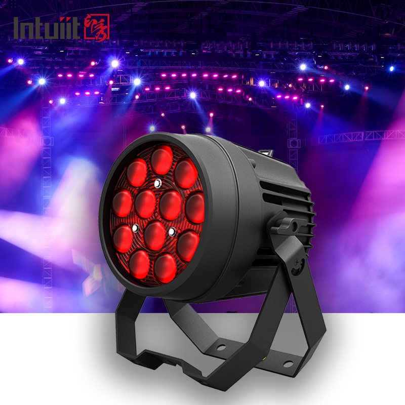 แสงฉายฉากอัลลูมิเนียมมืออาชีพ 12x10W 4IN1 LED Par สําหรับ DJ Party Club stage Lighting