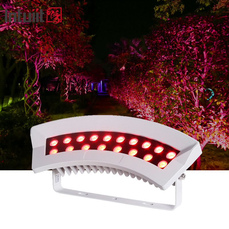 Led Tree Hug Lamp ด้านนอก dmx512 36W RGBW สีสันสวนจุดแสงภูมิทัศน์