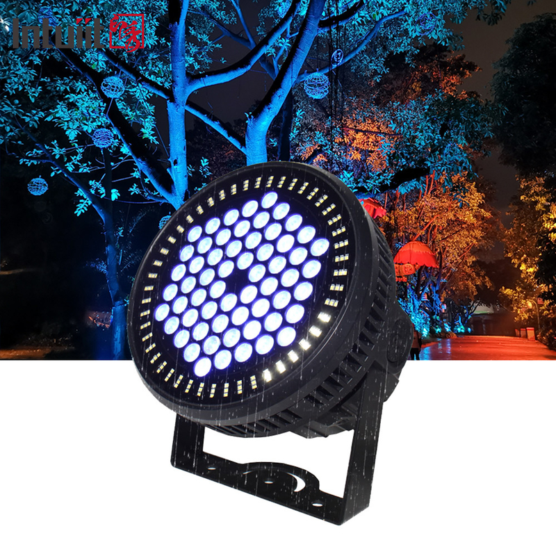 60*12W Rgbw 4In1 Led Par Can Light 60Pcs พาร์ตี้ Dmx ดีเจกลางแจ้ง Led Par Light