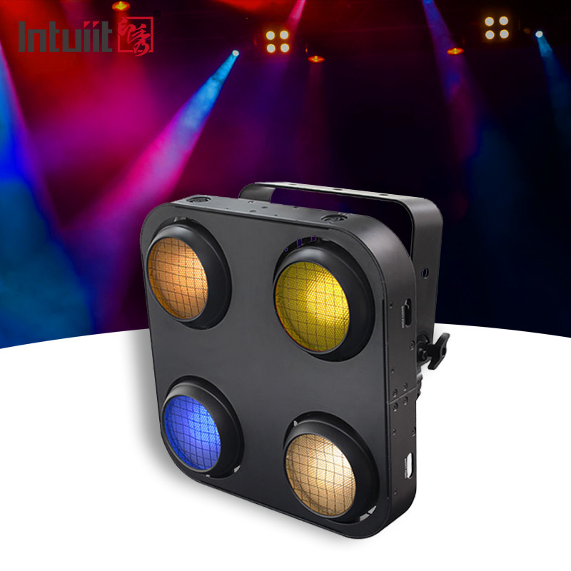 กลางแจ้งกันน้ํา DMX Cob Blinder 4X90W ผู้ชม Blinder ไฟ LED สเตจแสงงานแต่ง