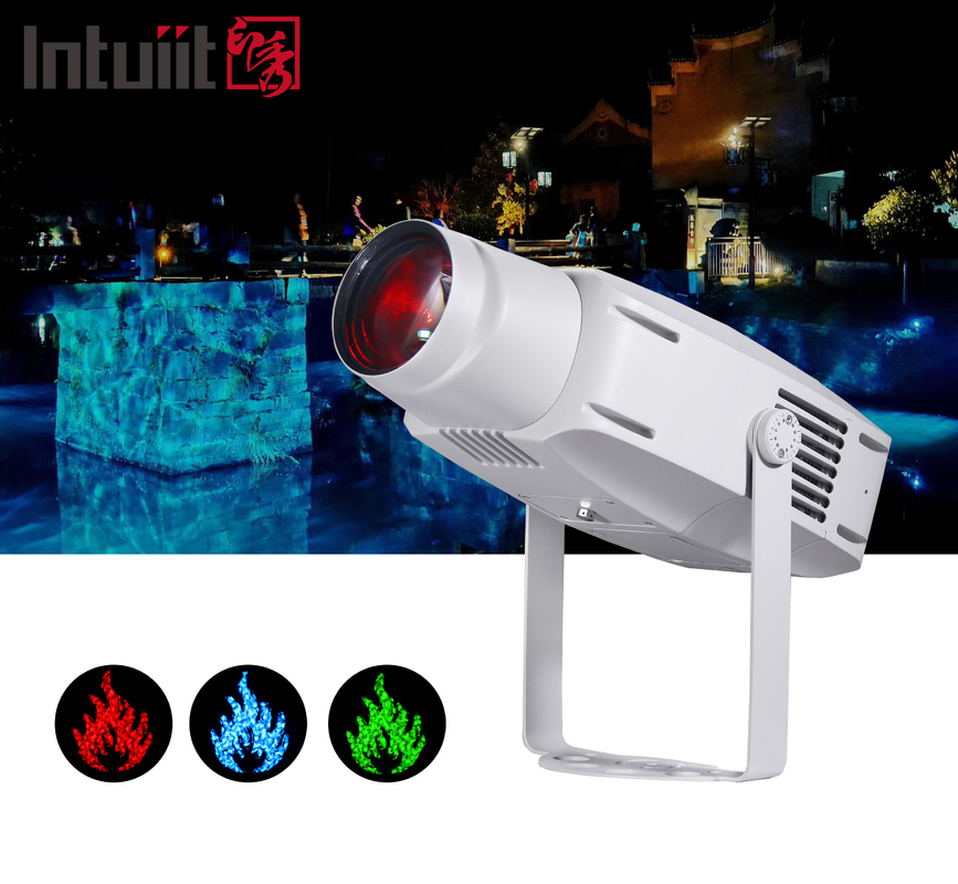 โฆษณา สวนสนุกกลางแจ้ง ไดนามิก วอเตอร์ รีปป์ โปรเจคชั่น แสง กันน้ํา 400w LED ผลคลื่นน้ํา โปรเจคชั่น