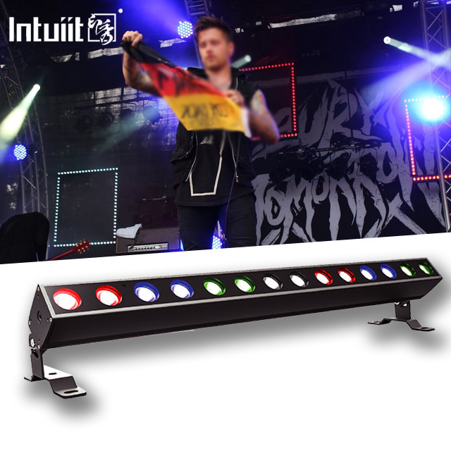 แสง LED เครื่องล้างผนัง 14x10W RGBW สี แสงกลางแจ้ง กันน้ําสําหรับป้ายโฆษณา, บิล์บอร์ด, โครงการไฟฟ้าพาณิชย์