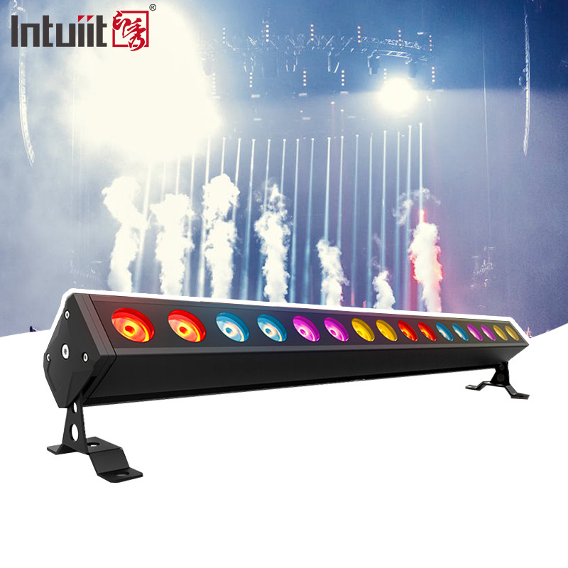 16*5W LED RGBW 4IN1 LED Wall Wash Light DMX LED Bar DMX Line Bar Wash Stage Light พาร์ตี้ ไลด์พิกเซล สามารถควบคุมได้เป็นตัวต่อตัว