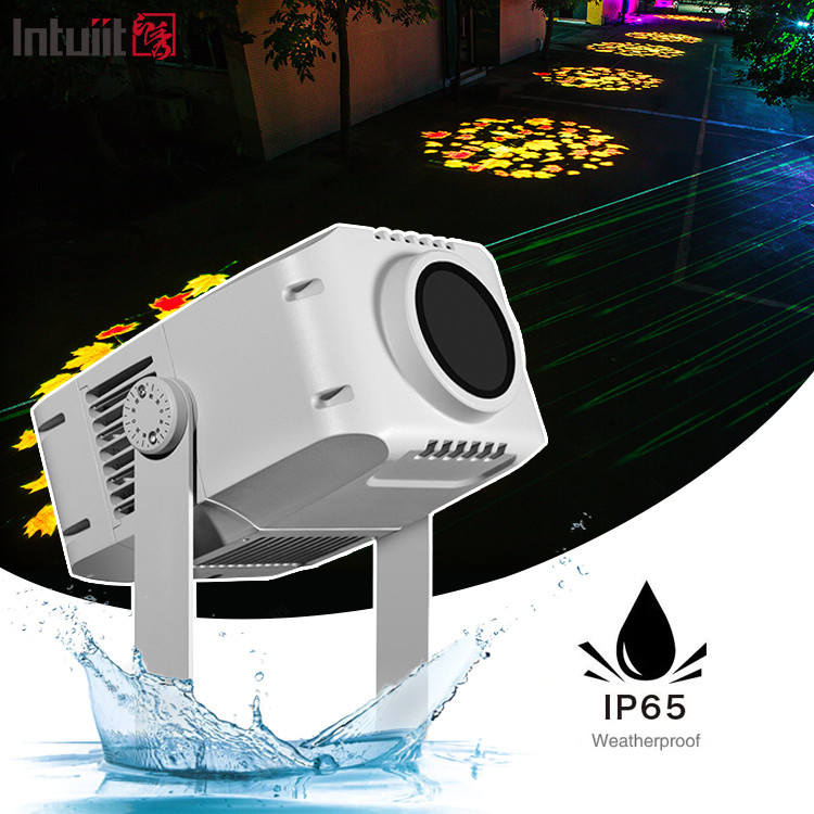 กันน้ํา 100W โลโก้ที่กําหนดเอง โฆษณาหมุน โจ๊บ โปรเจคเตอร์ ไฟโฆษณากลางแจ้ง