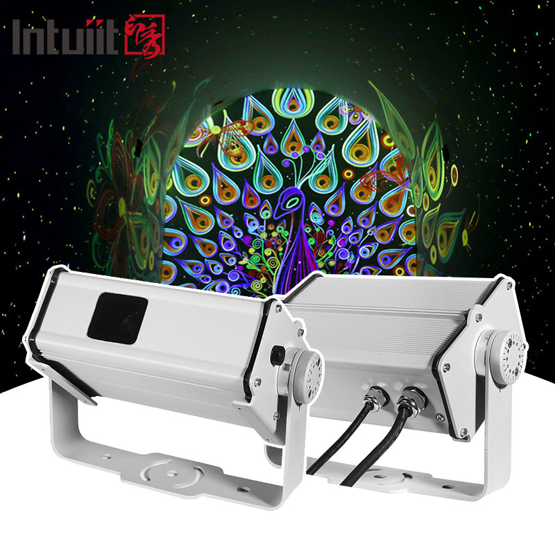 กลางแจ้ง ip65 กันน้ําเลเซอร์ฟ้า 13W ไฟฟ์ฟลาย โปรเจคชั่นหลอดไฟเลเซอร์แสงดาวแสงโปรเจคเตอร์