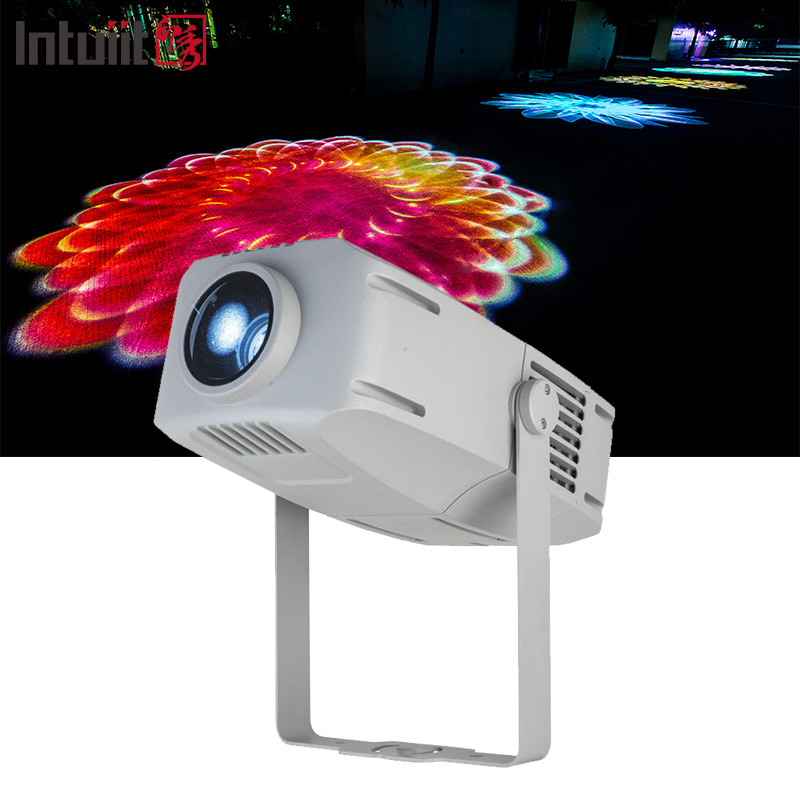 โปรเจคเตอร์ Gobo Outdoor โปรเจคเตอร์โฆษณา 400w โปรเจคเตอร์หมุน LED กันน้ํา IP65 โลโก้ โปรเจคเตอร์