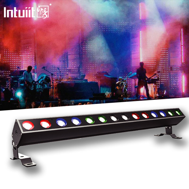 14x10W RGBW 4in 1 LED เครื่องล้างผนัง DMX การควบคุม LED แผ่นแสง