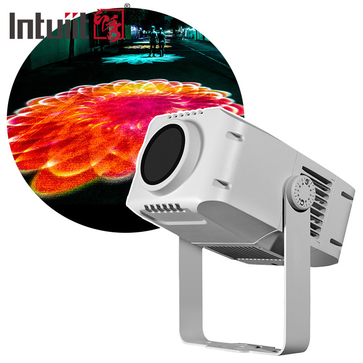 ภายนอก กันน้ํา IP65 โคมไฟโฆษณา โลโก้ โจ๊บ โปรเจคเตอร์ 100W LED HD Bright Sign Wall Projection Lamp