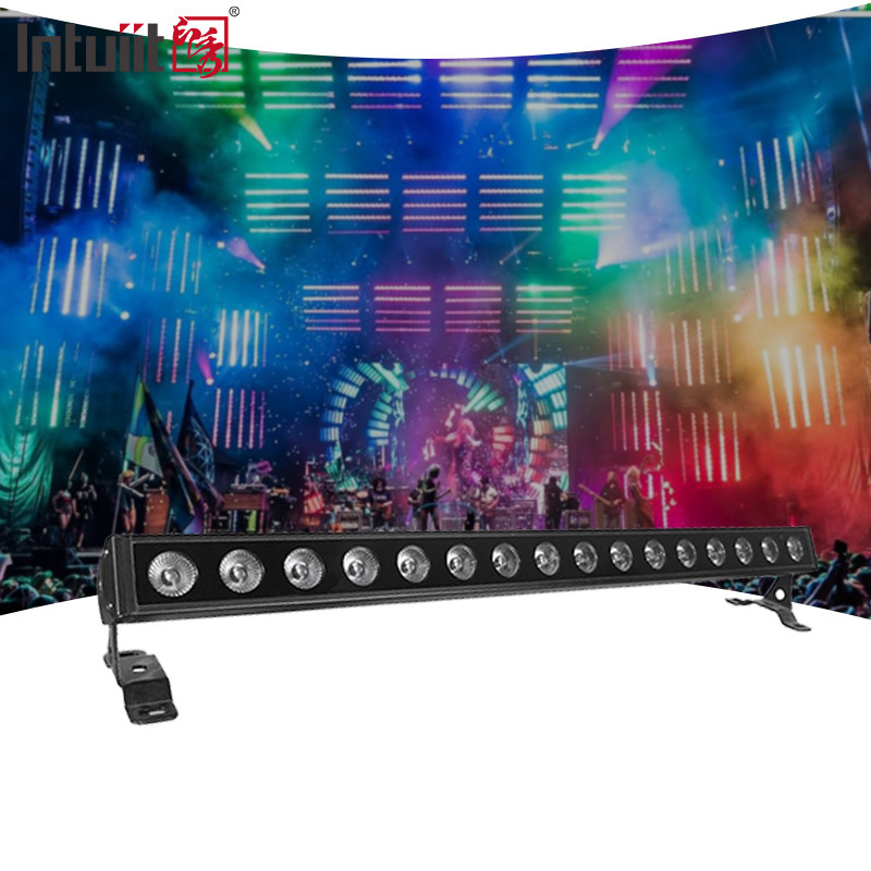 LED Bar RGBW 4 In 1 16x5W DMX LED Stage Dmx512 เครื่องซักผนัง