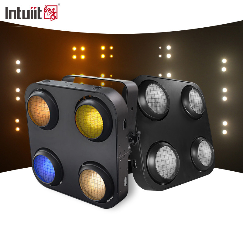 4X90W 4 ตา Led Cob Blinder Light แอมเบอร์ สีขาวอบอุ่น 2In1 Ip65 กันน้ํา Led stage Light