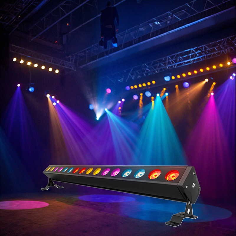 ภายนอก กันน้ํา IP65 ผ้าล้างผนัง ไฟ LED 16 * 5W DMX512 RGBW อลูมิเนียมที่พักแสงเวที