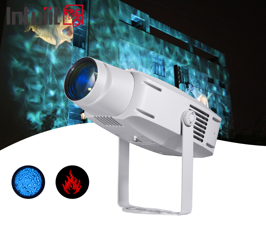 400W กันน้ํา IP65 LED โคลนน้ํา โจ๊กเกอร์ Gobo ไฟ DMX512 ระบบควบคุม ผลกระทบรังสีสําหรับถนนพาณิชย์และสวนสนุก