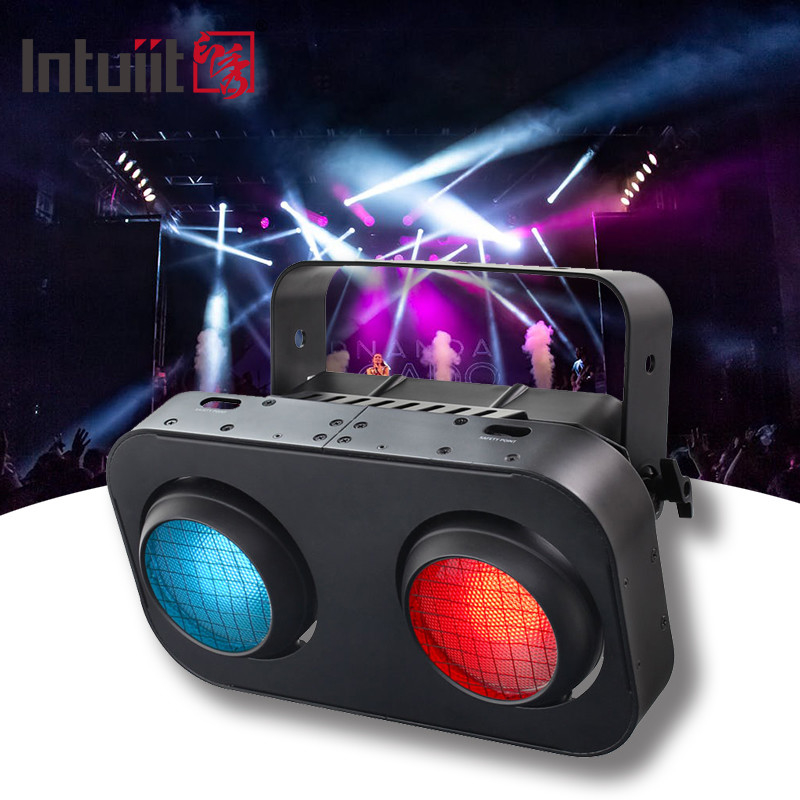 200W 2 Eyes COB แสงเวทีสีขาวอบอุ่น 2in1 ประชาชนกลางแจ้ง