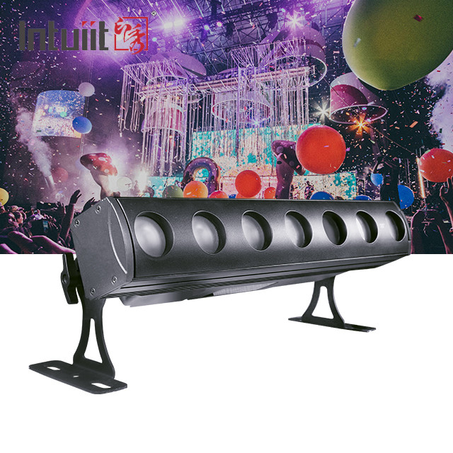 7x15W LED RGBW กันน้ําภายนอกเวทีไฟ Pixel Bar