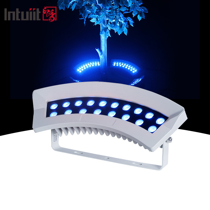 ไฟสโปต LED นอก 36W IP65 อลูมิเนียม ลมสวน สปิก ผืนดิน ไม้ Hug Yard Lighting