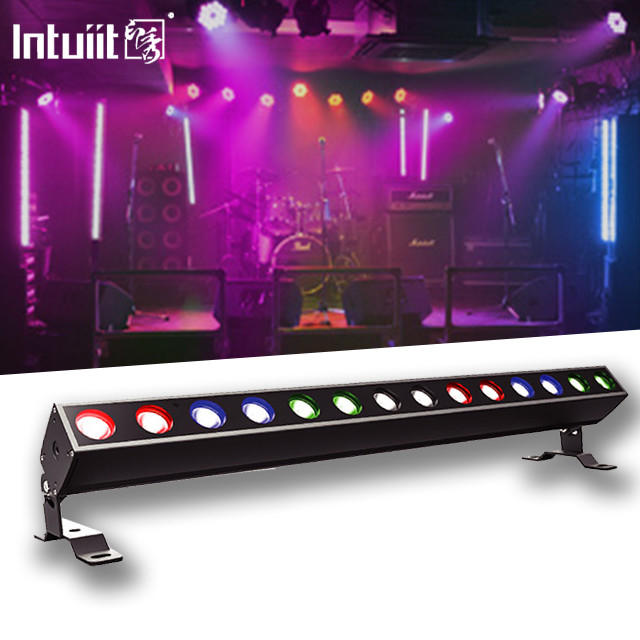 กันน้ํา IP65 RGBW 4in1 14x10w Pixel Bar LED Wall Washer DMX512 การควบคุม ขาวสําหรับงานแต่ง DJ Beam stage lighting