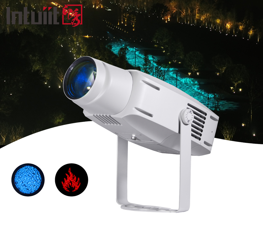 ด้านนอก 400 วัตต์ LED ลื่นทะเล IP65 ลื่นน้ํา กระบวนการคลื่น Gobo โปรเจคเตอร์แสง