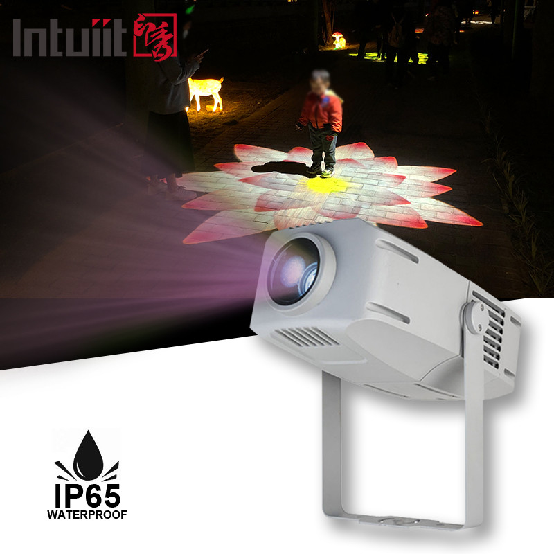 โปรเจคเตอร์ โจม โกโบ 400W IP65 ความสว่าง LED ภายนอก โลโก้คริสต์มาสต์ โกโบ โฆษณา ไฟ