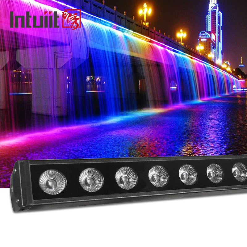 DMX RGBW เปลี่ยนสี 16x5w ล้างบาร์แสง Ip65 LED Wall Washer นอก