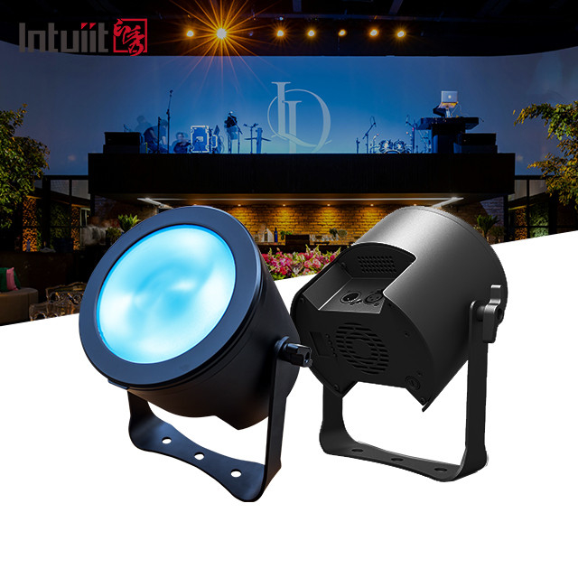 200W RGBW ผู้ชม Stage Surface Cob LED Par Light DMX512 สําหรับ DJ คอนเสิร์ต กิจกรรมโรงละคร การส่องแสงงานแต่ง