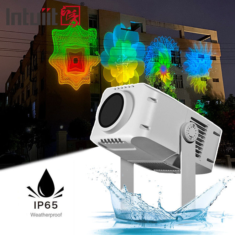 โลโก้ LED 100W โปรเจคเตอร์ GOBO IP65 กันน้ํา DJ Effect Light สําหรับโรงแรม บริษัทโฆษณา