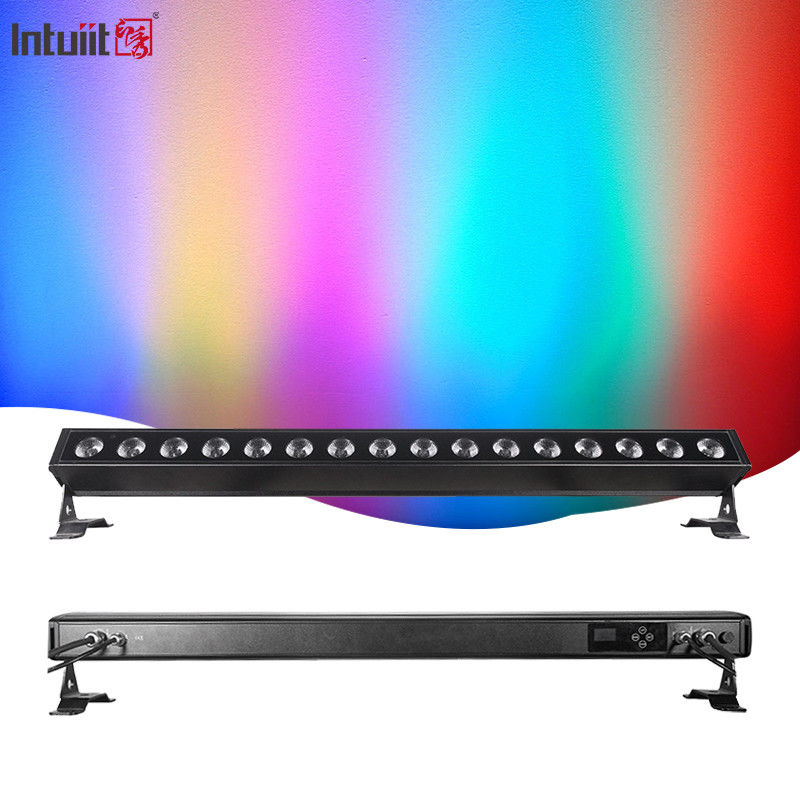 Ip65 กันน้ํา 16x5w สาย LED กลางแจ้ง Wall Wash Lamp Rgbw Wall Washer ไฟ