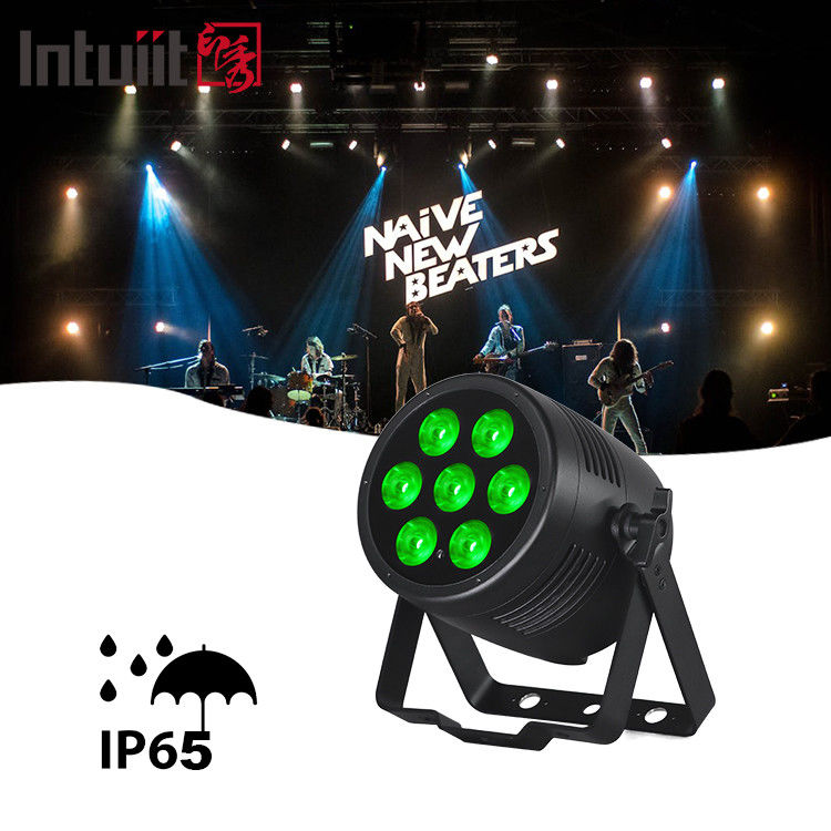 7x20W RGBWAUv 6in1 Par Uplight LED Par stage Lighting การส่องแสง