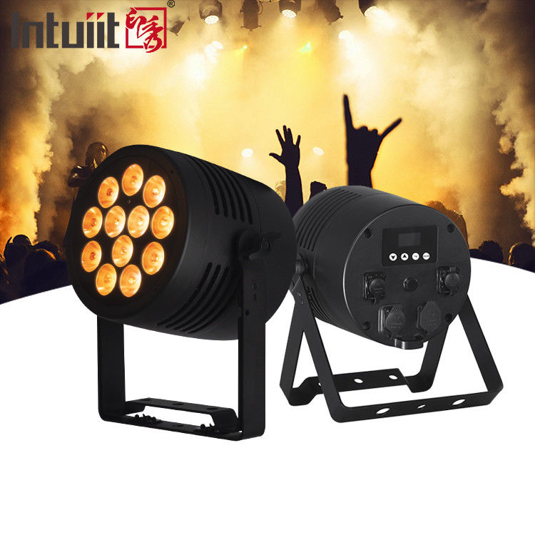 12x20W RGBWAUV 6in1 DMX การควบคุม LED Par Light DJ Club ไฟเวที