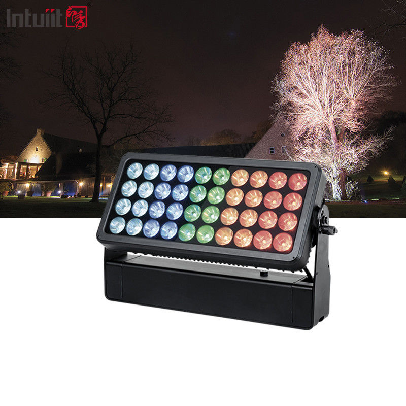 กันน้ํา 40x10w Rgbw 4 ใน 1 Dmx Outdoor Ip65 Led City Light สีแสงเวที