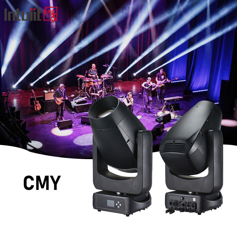 หัวเคลื่อนย้าย 280w CMY หัวเคลื่อนย้าย CMY Led Beam Light Beam Spot Wash IP66 หัวเคลื่อนย้าย ไฟ DJ ไฟเวที