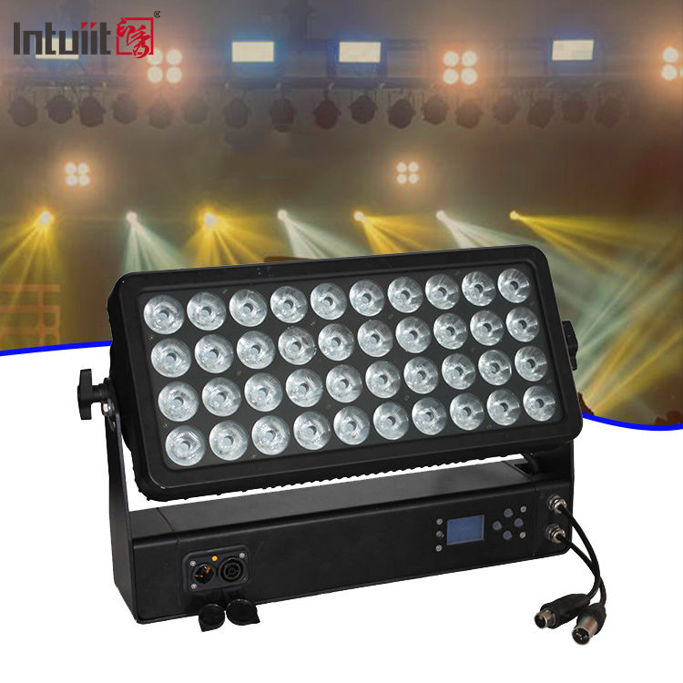 กันน้ํา Fullcolor 400w RGBW 4in1 เครื่องล้างผนัง LED City Color Light สําหรับ DJ การแสดงงานคอนเสิร์ต การแสดงเวที การส่องแสงภูมิทัศน์