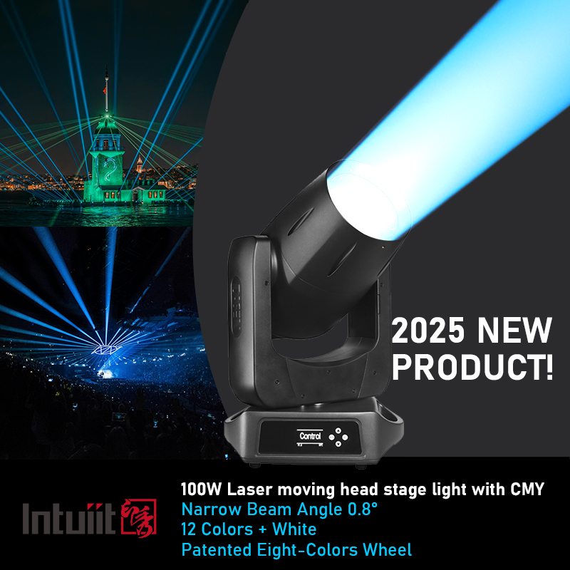 IP66 ใหม่ กันน้ํา 100w ไลเซอร์เรียงเคลื่อนที่หัวแสงภายนอก Dmx อุปกรณ์แสงเวที
