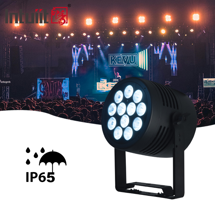 12x20W LED Par Light IP65 กันน้ํา RGBWA-UV