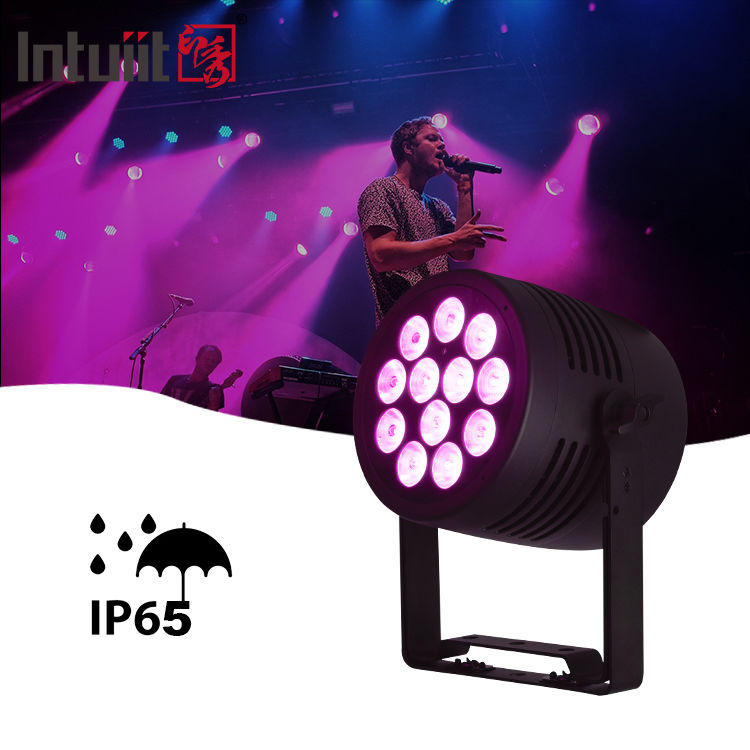 IP65 LED นอก 12x20w RGBWA-UV 6in1 กิจกรรม DJ ล้าง DMX 512 กันน้ํา LED Par Light