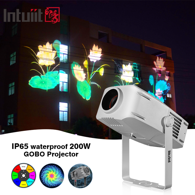 กันน้ํา IP65 LED โจ๊บ โจ๊คเตอร์ ไฟ สูง สูง ความสว่าง 200W สําหรับเวทีทัศน์กลางแจ้ง