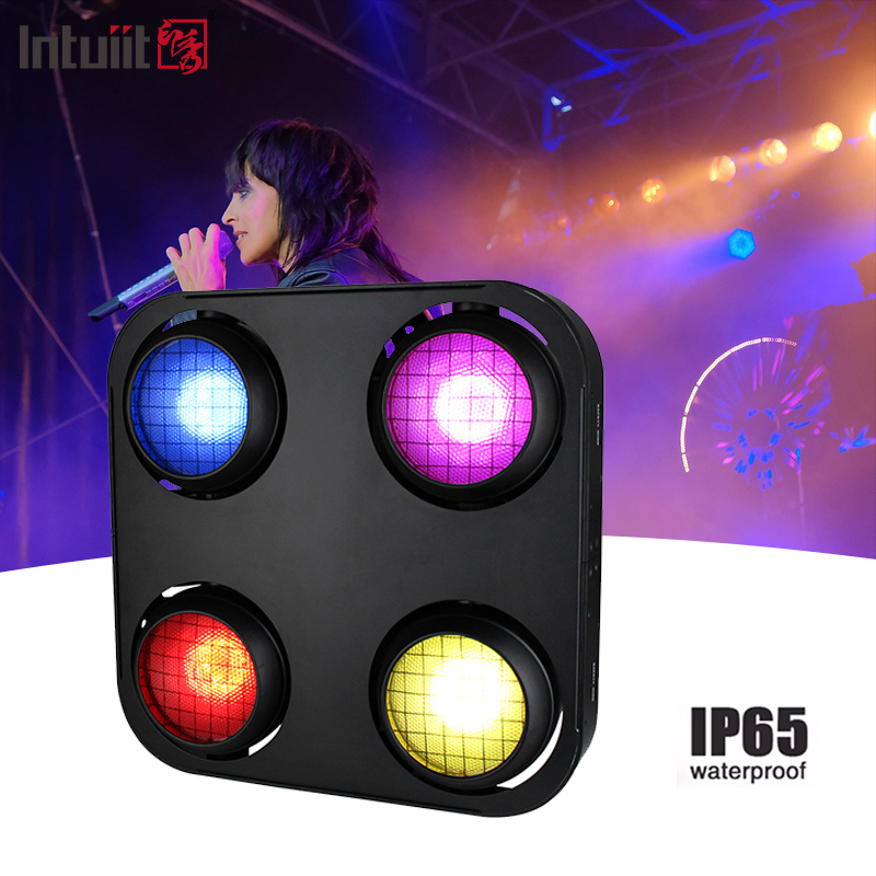 4X90W 4 ตา Led Cob Blinder Light แอมเบอร์ สีขาวอบอุ่น 2In1 Ip65 กันน้ํา Led stage Light