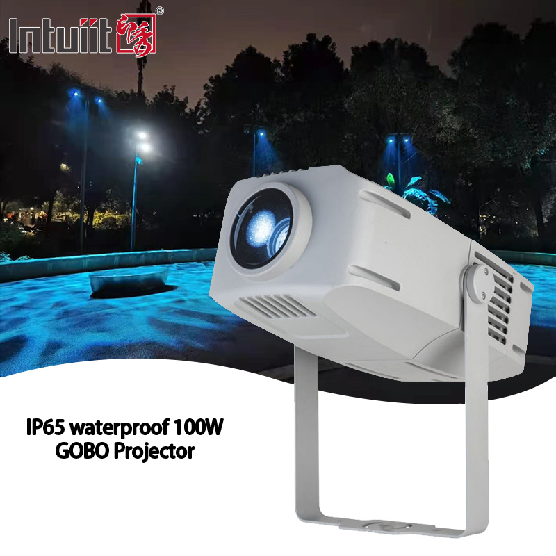 100W ผลคลื่นน้ํา สายแสงคลื่นมหาสมุทร กลางแจ้ง IP65 LED โจ๊กเกอร์ Gobo สําหรับอาคารโฆษณา