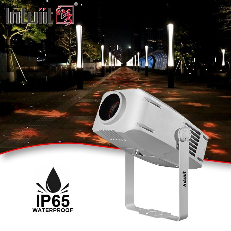 Outdoor 400W Waterproof Pattern LED Gobo Image Logo Projector Light for Plaza Christmas Festival การประกาศ