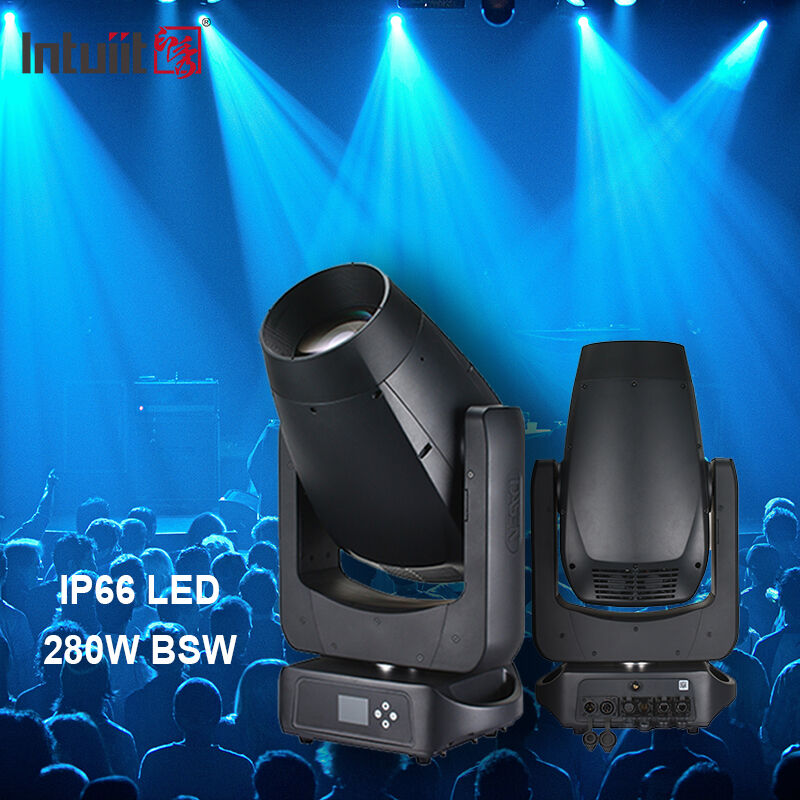 280W กันน้ําเคลื่อนหัวแสงภายนอก IP66เคลื่อนหัว BSW ราศีจุดล้างแสงเวที