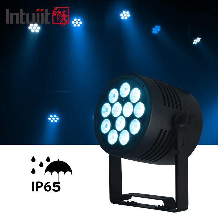 Led Wash Par Light 12x20W RGBWA-UV 6 in 1 Flat Par Led stage Light สําหรับงานเลี้ยง งานแต่ง ดิสโก้ การแสดง งานบาร์ การเต้นรํา