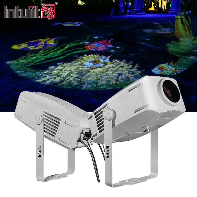 ไฟโฆษณากลางแจ้ง 100W ถึง 400W Led Gobo Light Business Sign Wall Projection Lamp