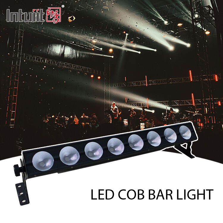 การควบคุมพิกเซล 8x15W RGB 3in1 LED Linear Bar DMX512 เครื่องล้างผนังภายในห้อง ล้างเวที ไฟสําหรับงานแต่ง คลับบานเคตฮอลล์