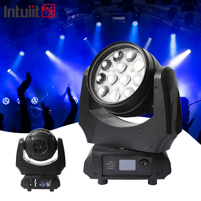 ขายร้อน LED ขับเคลื่อนหัวล้างแสง 12x10W RGBW 4in1 DMX512 โคมไฟสีเวทีมืออาชีพสําหรับงานแต่ง KTV