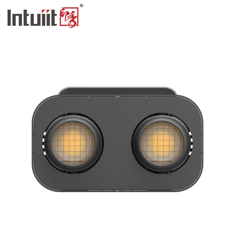 เวทีกลางแจ้งนำ Blinder ผู้ชม 200 วัตต์สีขาว 90w * 2 ชิ้นไฟ Led Cob Blinder