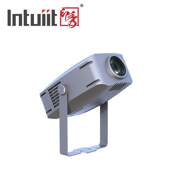 LED IP65 Outdoor Portable Mini Digital Custom Gobo Projector ไฟน้ำท่วมบนขาตั้ง