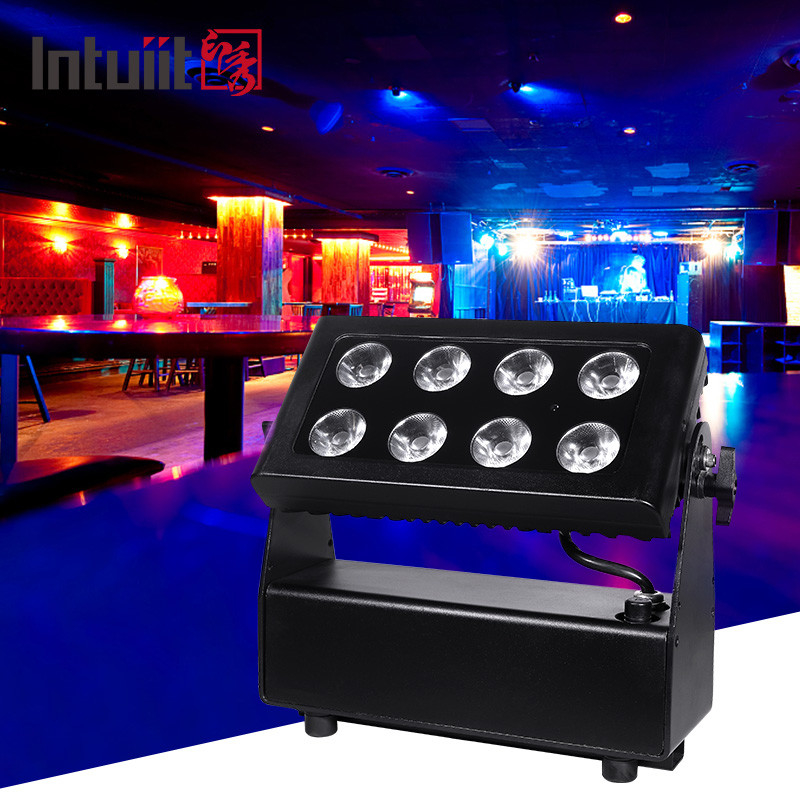 4In1 RGBW Dj Wedding แบตเตอรี่ไฟฟ้า LED Uplight WIFI ไมล์ไร้สาย Dmx ดิสโก้ ไฟเวทีงานแต่ง