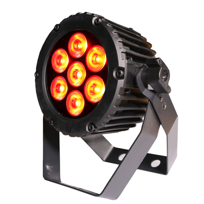 ในร่ม 7x3 วัตต์ 23W RGBW 3 IN 1 มินิ LED Flat Par Can Light Professional Stage Wash