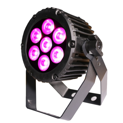 Tri Par Profile DJ Light 7 X 3W RGB 3 In1 ไฟ LED Flat Par สำหรับดิสโก้