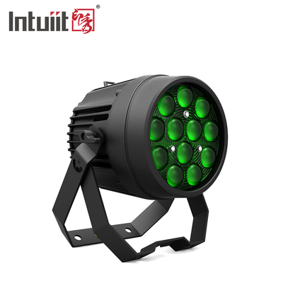 ในร่ม 12x10w RGBW 4 In 1 ไฟ LED Par Can Stage ไฟ Zoom Par Wash Light สำหรับเหตุการณ์